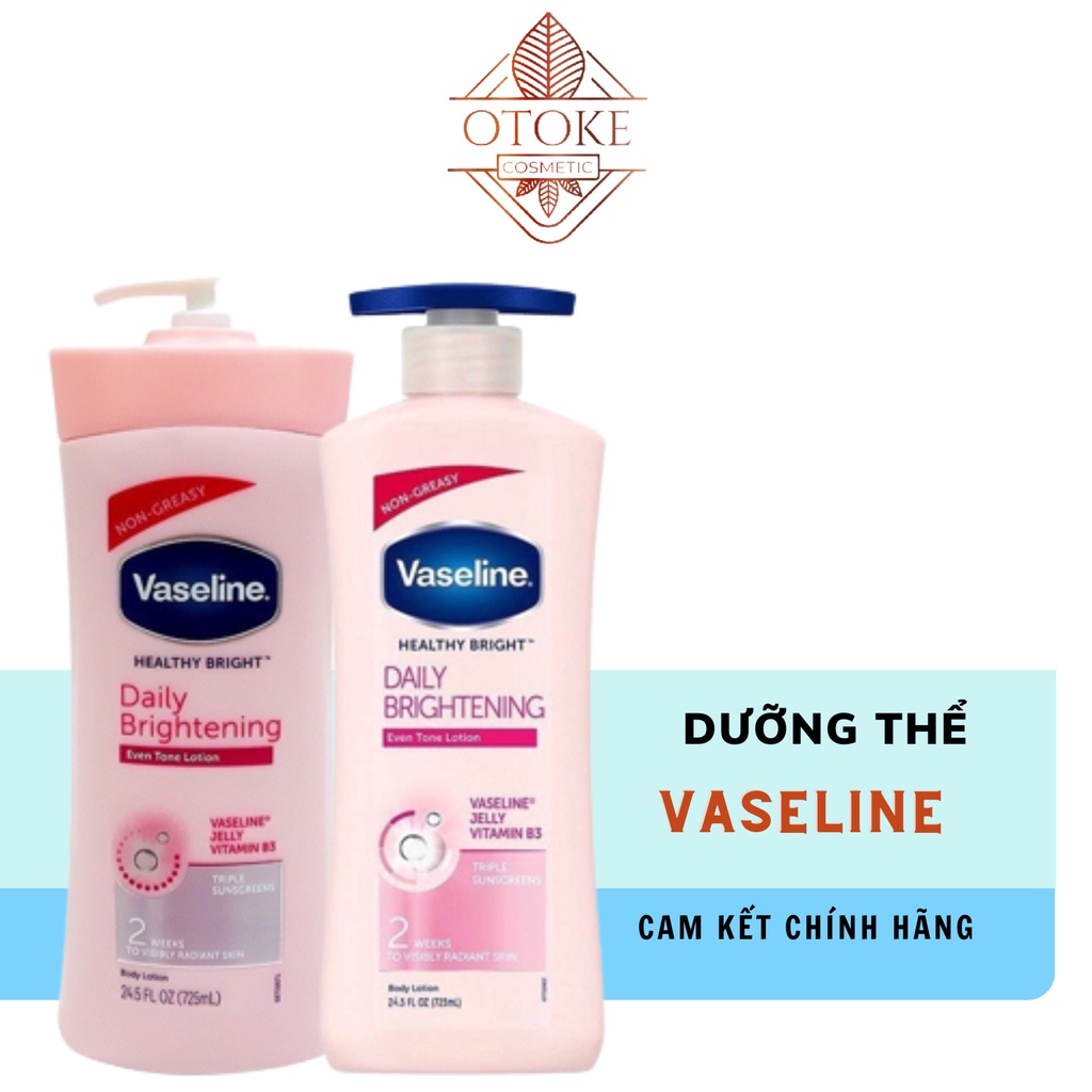 Sữa dưỡng thể trắng da Vaseline UV Lightening 725ml