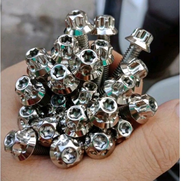 Ốc Inox Salaya Đầu Bông 6li 8li 10li Nhiều Kích Cỡ