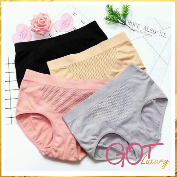 Quần Lót Nữ Cotton Cạp Cao Kháng Khuẩn Dễ Thương NHẬT BẢN OZAQA QL01 GOT Store | BigBuy360 - bigbuy360.vn