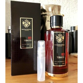 mẫu thử Nước hoa nam, nữ  MANCERA Red Tobacco 10ml dạng xịt - Hương gỗ, thuốc lá