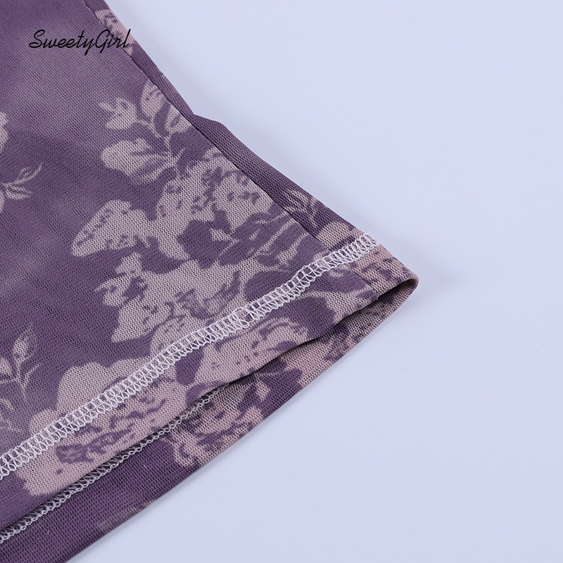 Áo Hai Dây Cổ Tròn Hở Vai In Họa Tiết Hoa Thời Trang Dành Cho Nữ 2022