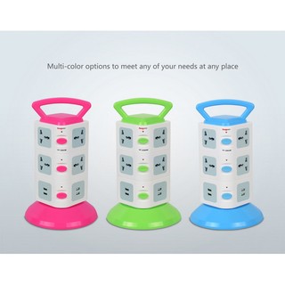 Ổ Điện 3 Tầng JW (Có 2 Cổng Usb, 10 Ổ Điện, 3 Công Tắc)