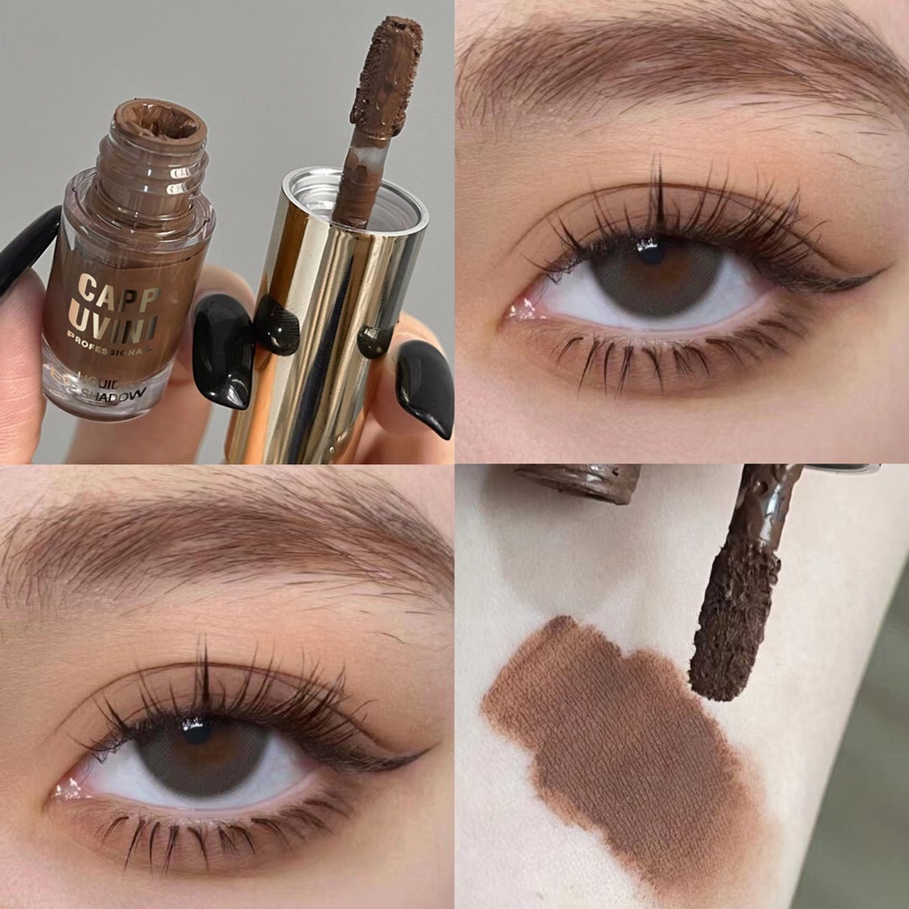 Minijumie Phấn Mắt Dạng CAPPUVINI Lỏng Kết Cấu Nhung Mịn Lâu Trôi Không Thấm Nước