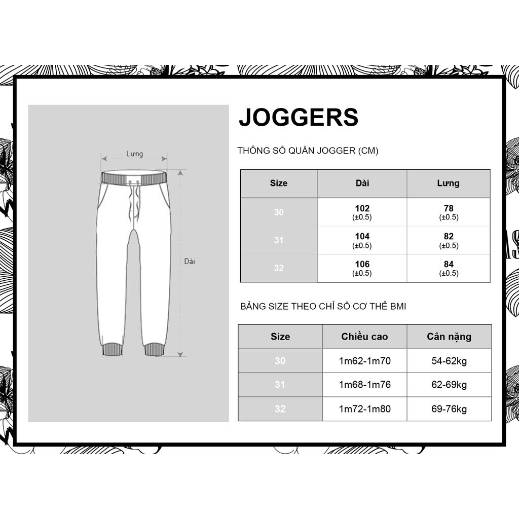 Quần jogger nam dập ly VICOLAS VICOLAS JOGGER PANT