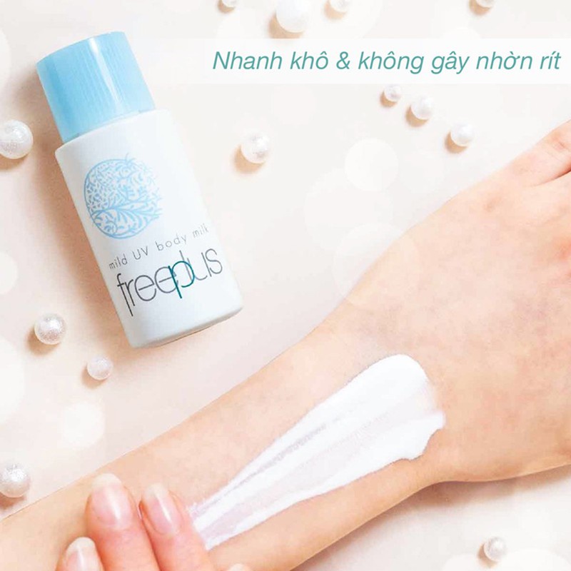 SỮA CHỐNG NẮNG FREEPLUS DỊU NHẸ CHO DA MILD UV BODY MILK SPF32 CHÍNH HÃNG - 8484