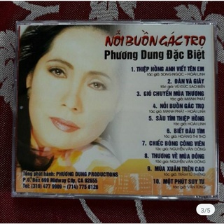Bộ 3 cd Phương Dung phono