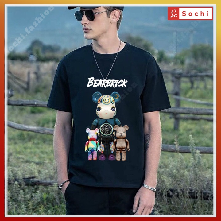 Áo cộc tay nam nữ Gấu Brick phong cách Hàn Quốc thời trang cao cấp CZ643