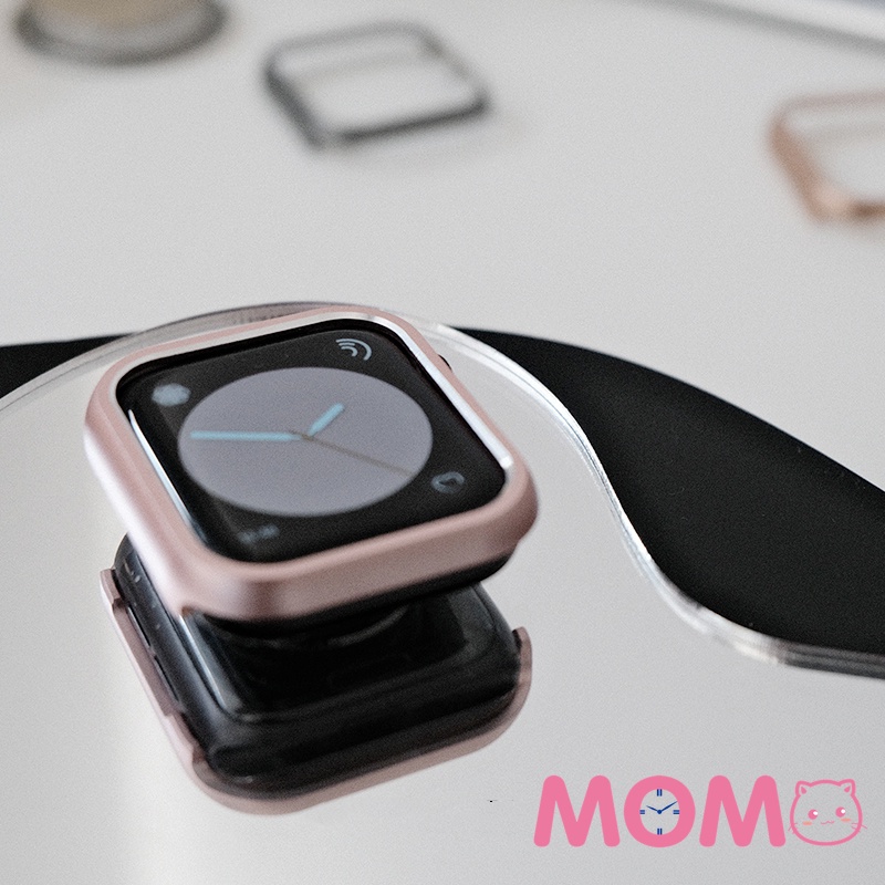 Ốp khung kim loại bảo vệ đồng hồ apple watch 7 SE 6 5 4 3 2 1 41mm 45mm 42mm 38mm 40mm 44mm