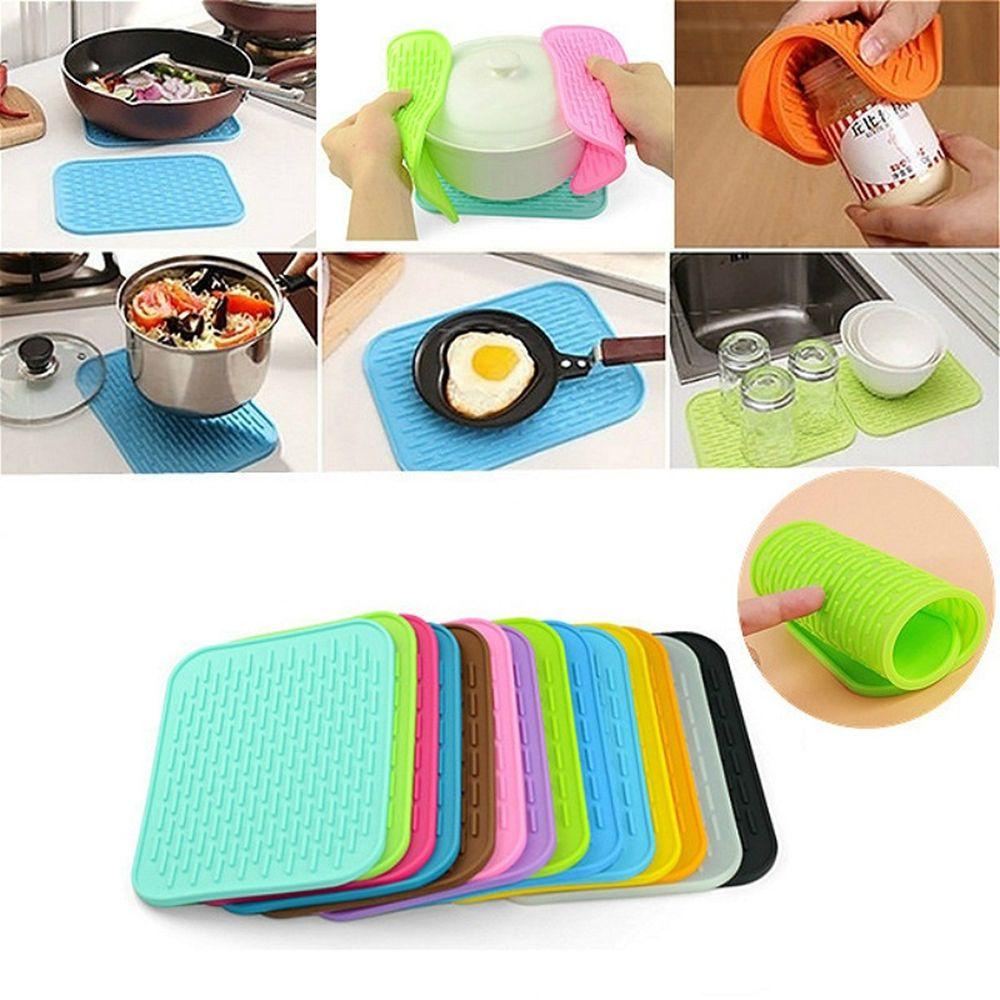 Giá Đỡ Nồi Bằng Silicon Chống Trượt Dùng Trang Trí Bàn
