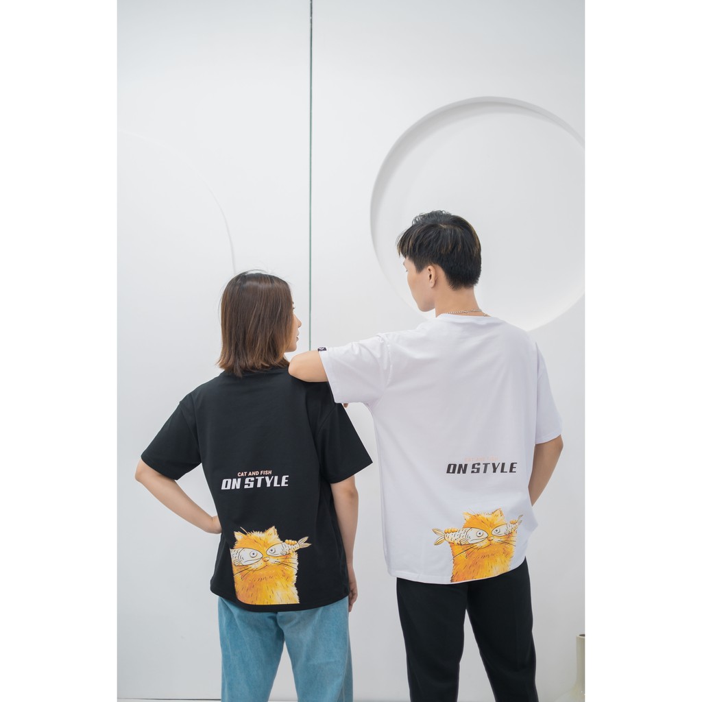 Áo Thun Cat And Fish On Style - AT101 | BigBuy360 - bigbuy360.vn