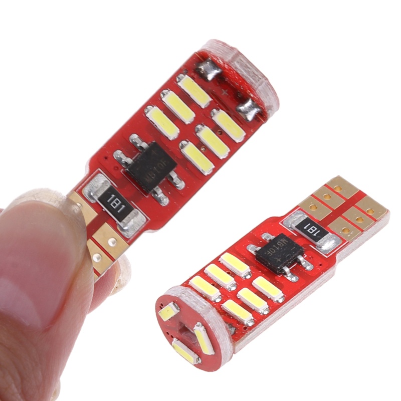 Bóng Đèn LED 15-SMD T10 W5W LED 5W5 4014 Ánh Sáng Trắng Chất Lượng Cao