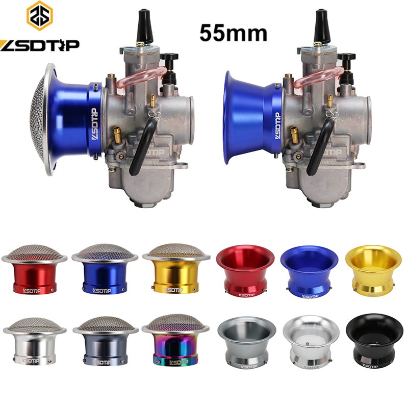 Bộ Chế Hòa Khí 55mm Cho Pwk Keihin Koso 32mm 34mm Chất Lượng Cao
