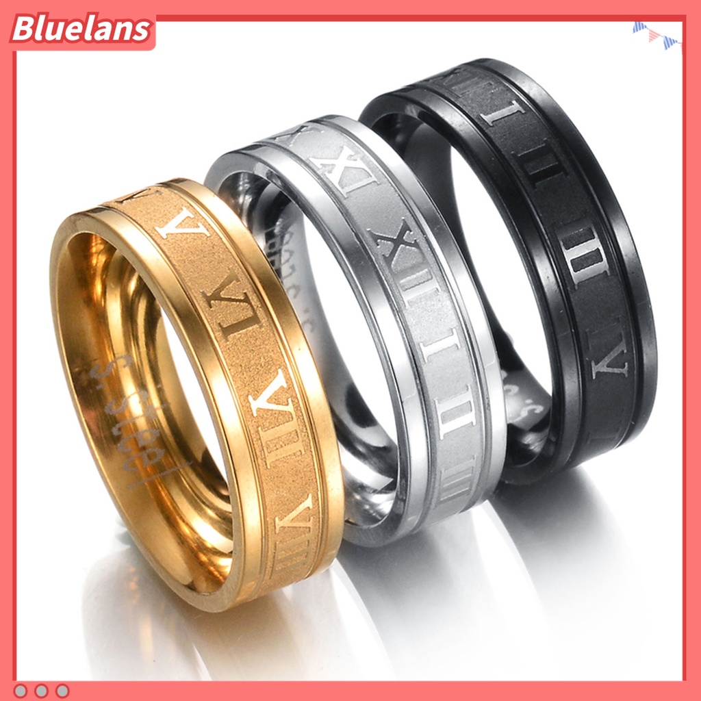 Nhẫn thép titan thiết kế sáng tạo thời trang cho nam nữ