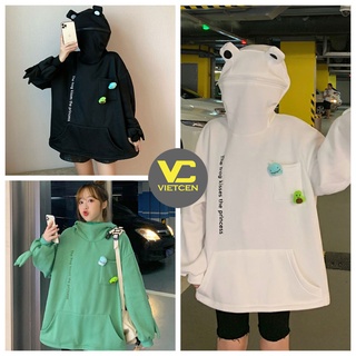 Áo Hoodie form rộng HOÀNG TỬ ẾCH áo hoodie chất nỉ Hàn Quốc_VIETCEN