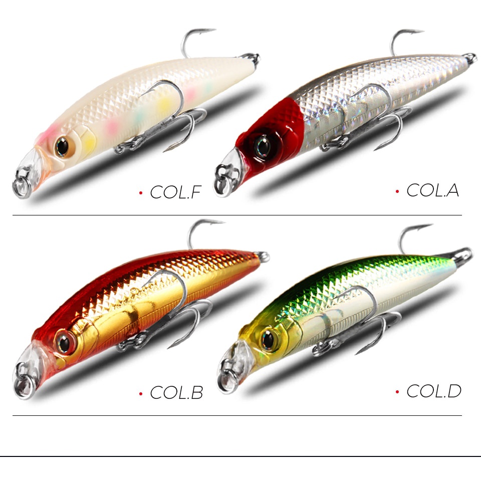 Mồi Câu Cá Bearking 90Mm. 10g Chất Lượng Cao