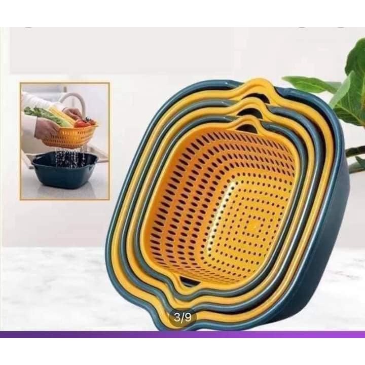 SET 6 MÓN RỔ VÀ CHẬU TO SIÊU TIỆN LỢI.