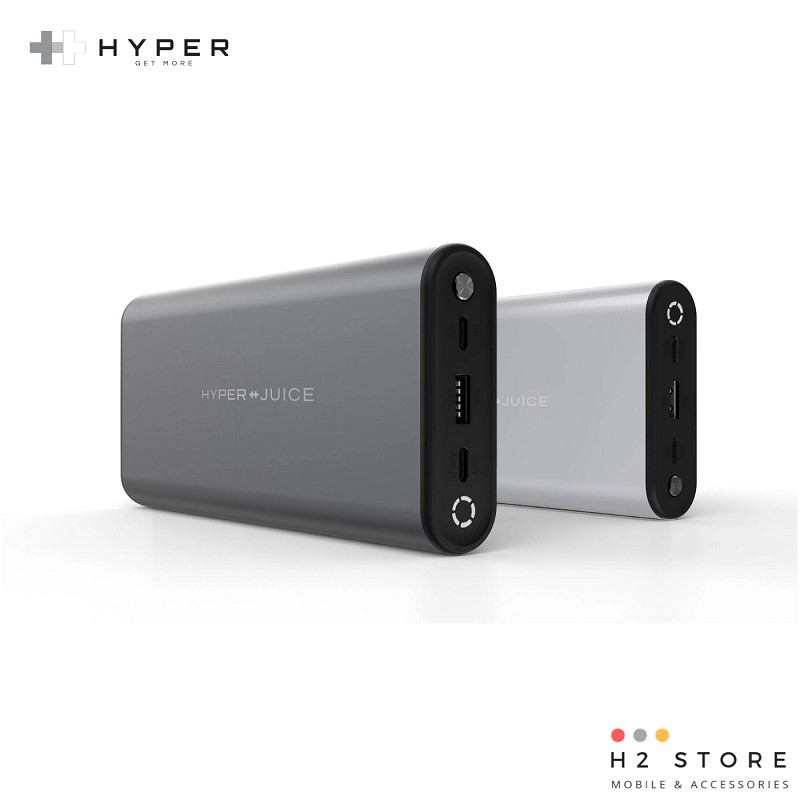 Sạc dự phòng HyperJuice 27000 mAh 130W USB-C cho Macbook/ Surface