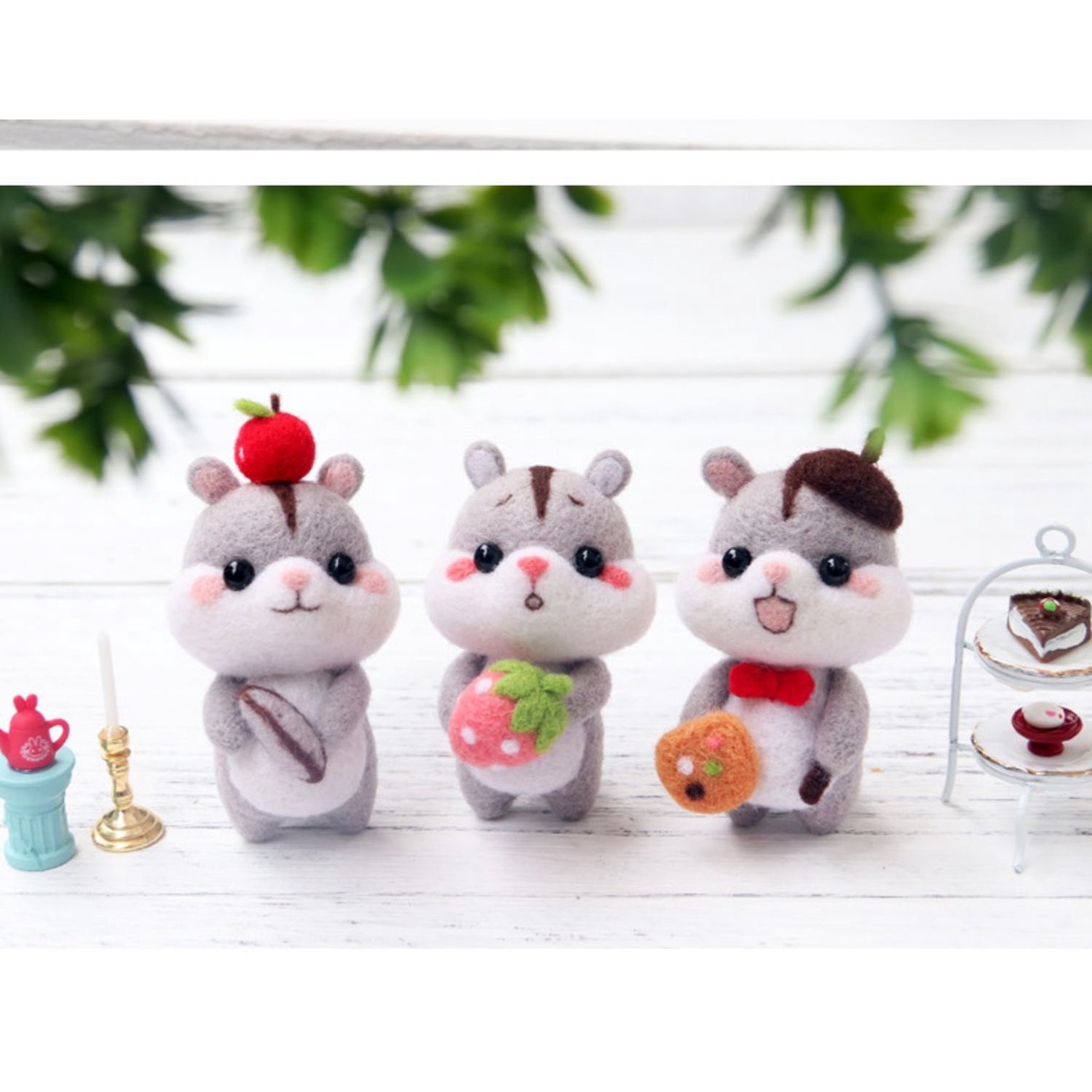 Len Chọc Handmade, Bộ Kit Len Chọc Binh Đoàn Chuột Hamster