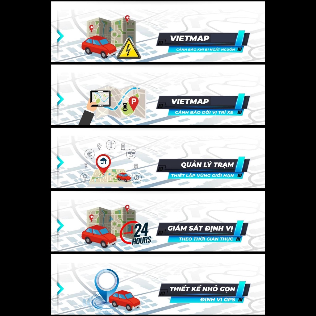 Vietmap MT4G - Thiết bị định vị và chống trộm chuyên dụng cho Xe máy và Ô tô - Hàng chính hãng