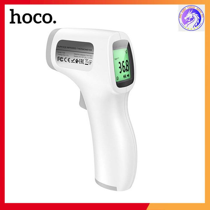 Nhiệt Kế Hồng Ngoại HOCO YQ6 Tặng Kèm 2 Pin AA - MÁY ĐO THÂN NHIỆT GIA ĐÌNH - CHÍNH HÃNG BẢO HÀNH 12 THÁNG