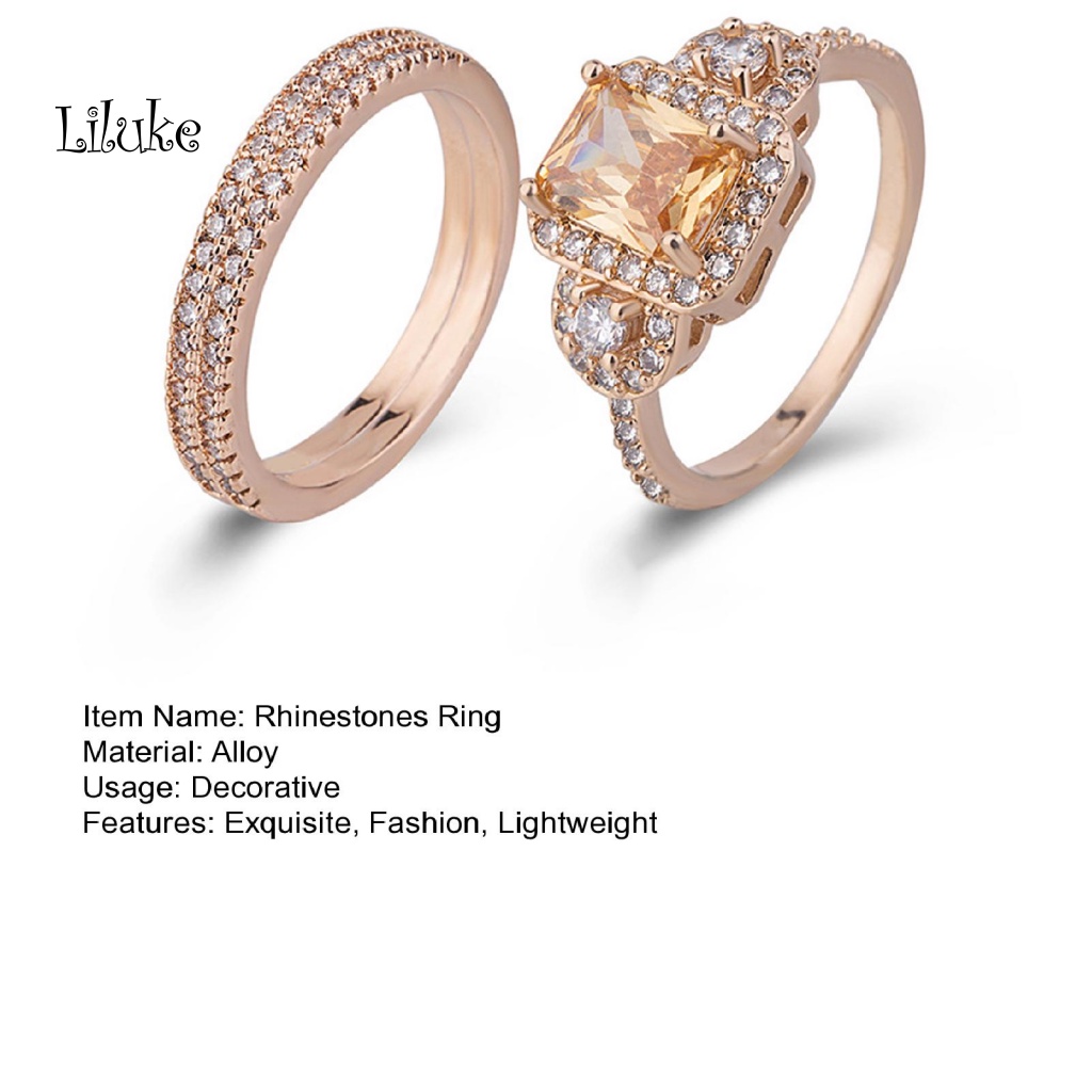 Bộ 2 Nhẫn Nữ Trang Sang Trọng