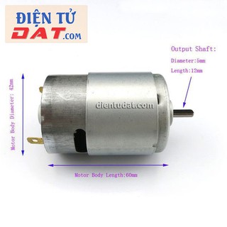 Motor 775 trục D 80W