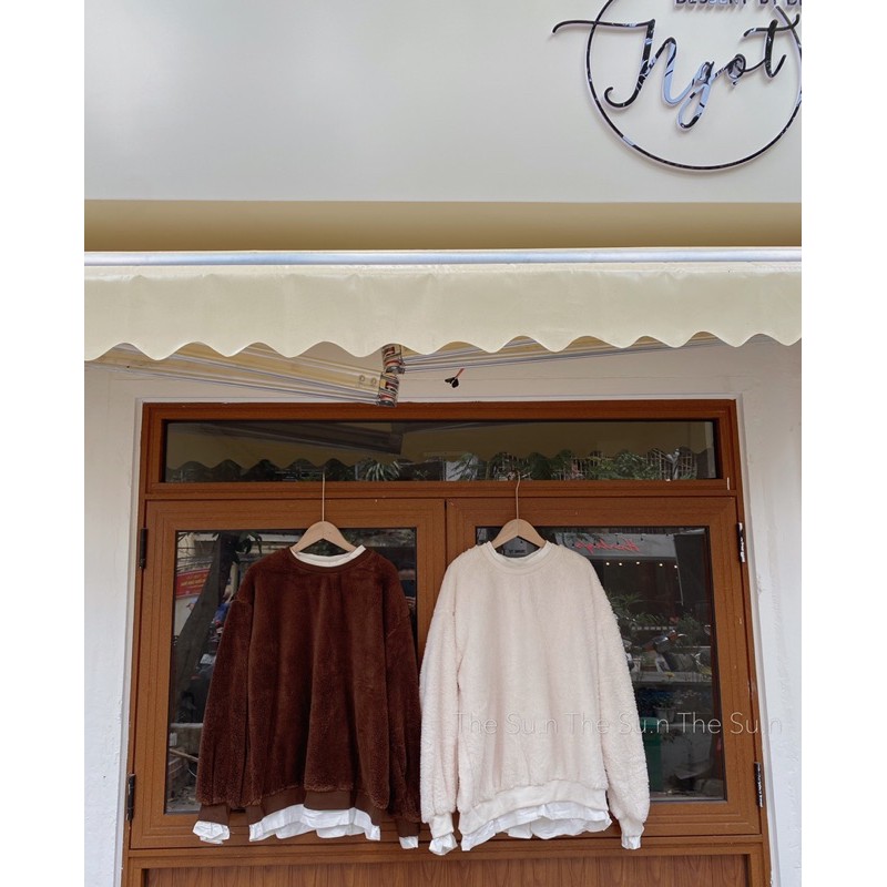 (ẢNH THẬT+LÔNG SIÊU MỊN) ÁO LÔNG HÀN QUỐC SIÊU MỀM MỊN