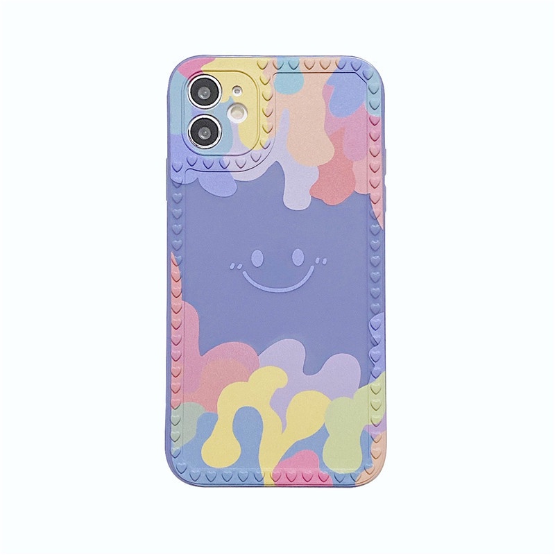 Ốp điện thoại hình mặt cười may mắn cho iPhone 6/6plus/6s/6splus/7/7plus/8/8plus/X/Xs/Xr/Xsmax/11/12/13/Pro/Max/Plus | BigBuy360 - bigbuy360.vn