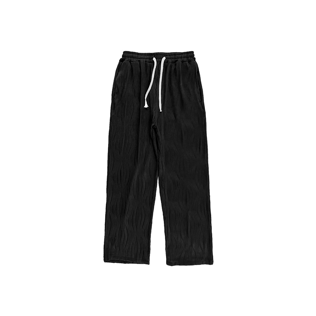 Quần Dài Ống Rộng Họa Tiết Gợn Sóng Thời Trang Xuân Thu Cho Nam Size M-4XL