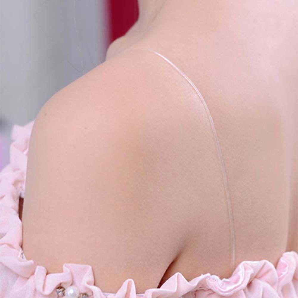 Dây Áo Ngực Trong Suốt 1mm Co Giãn Không Trượt Dễ Điều Chỉnh