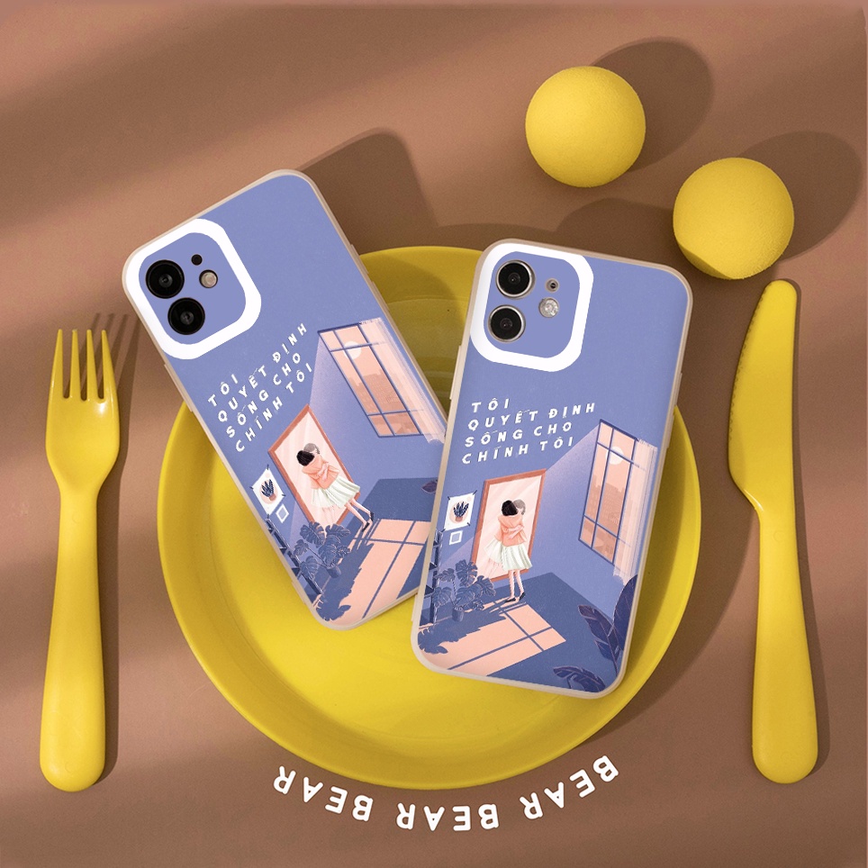 Ốp lưng iPhone 11 câu nói cá tính * quết định cuộc đời * từ ip 6/7/8 6plus/7plus/11pro/12/12promax 13