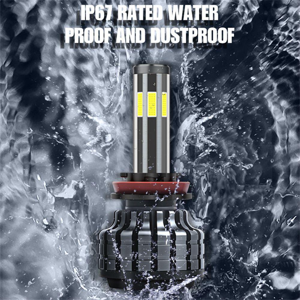 Bộ 2 Đèn LED Sương Mù Siêu Sáng 200W 20000LM Cho Xe Hơi