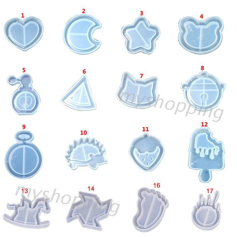 Khuôn silicone làm mặt dây chuyền nhiều kiểu dáng tuỳ chọn