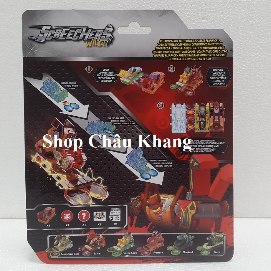 Bò Húc Cuồng Hỏa - Thợ Săn Chiến Xa Screechers Wild YW684203