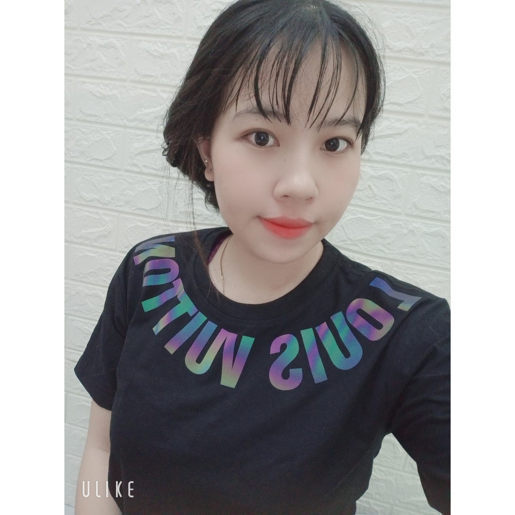 Áo phản quang LV.T Louis./uitton áo thun nữ form rộng áo phông nam unisex chất vải cotton TATO OFFICIAL