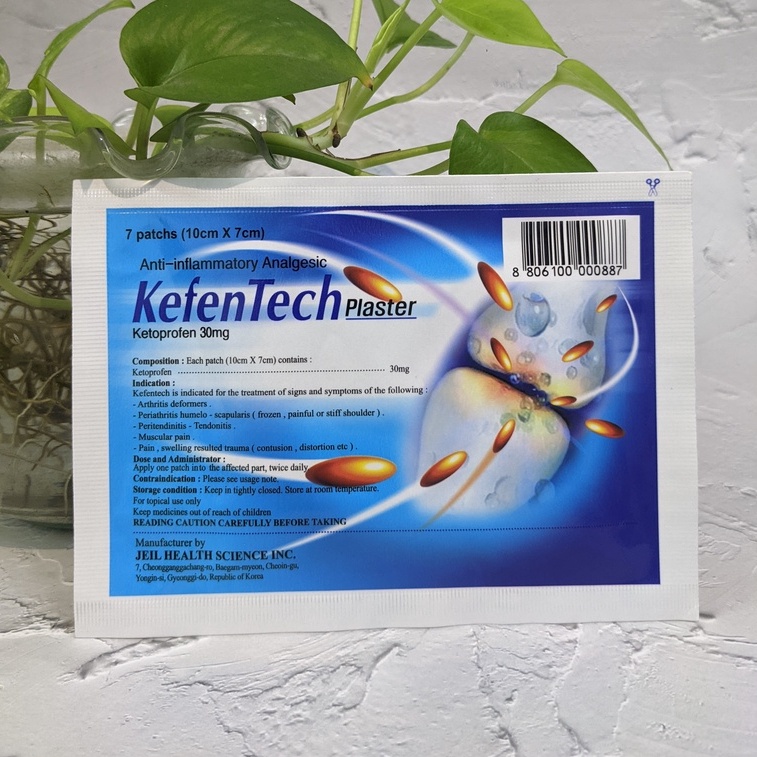 Cao Dán KefenTech Plaster Giảm Đau Cơ Xương