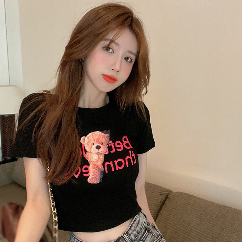 Áo Thun Tay Ngắn In Chữ mezzang Thời Trang Cho Nữ