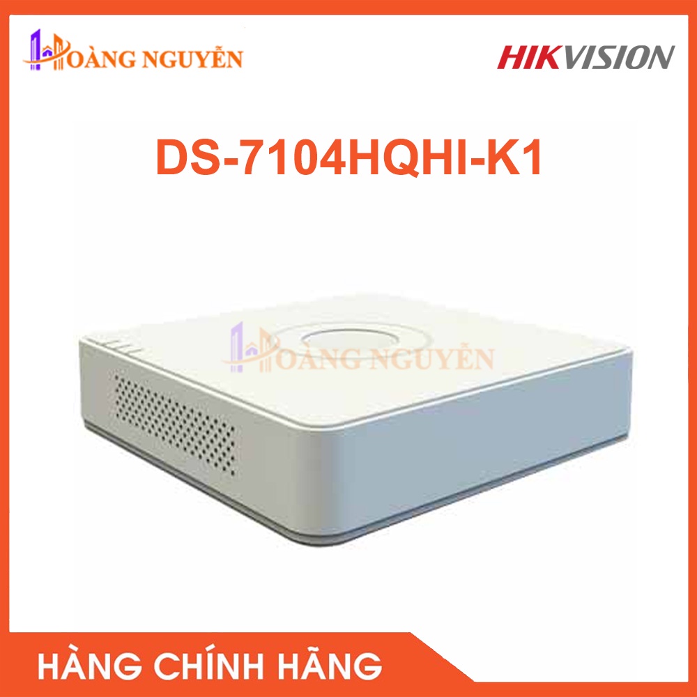 [NHÀ PHÂN PHỐI] Đầu Ghi 4 Kênh Hikvision DS-7104HQHI-K1