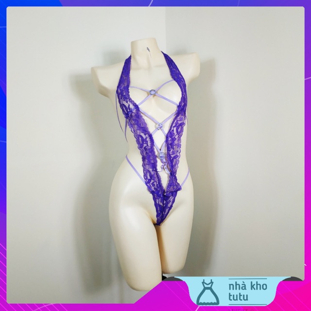 L025 Bộ đồ lót ren liền thân bodysuit gợi cảm | BigBuy360 - bigbuy360.vn