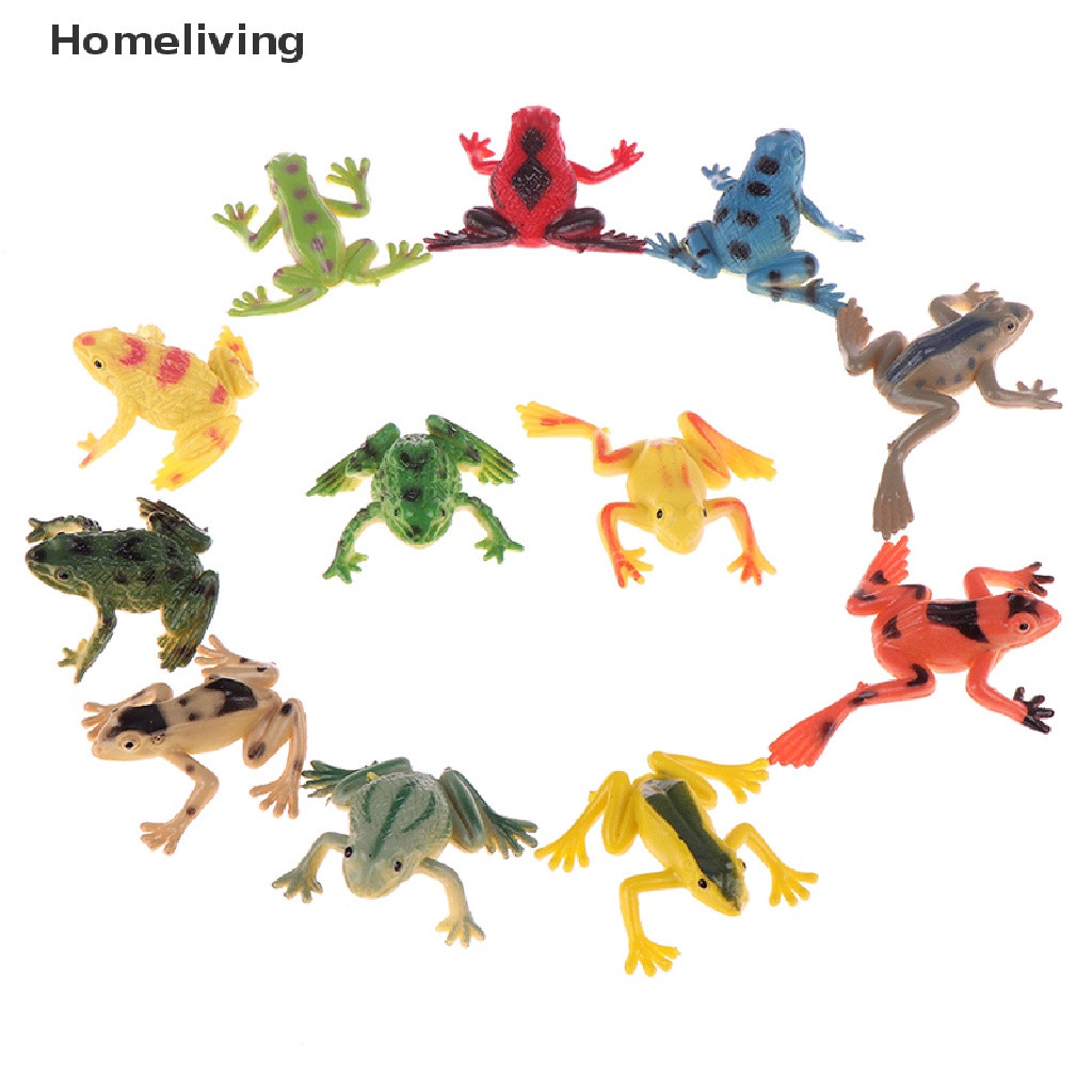 Set 12 Mô Hình Ếch Đồ Chơi Giáo Dục Cho Bé