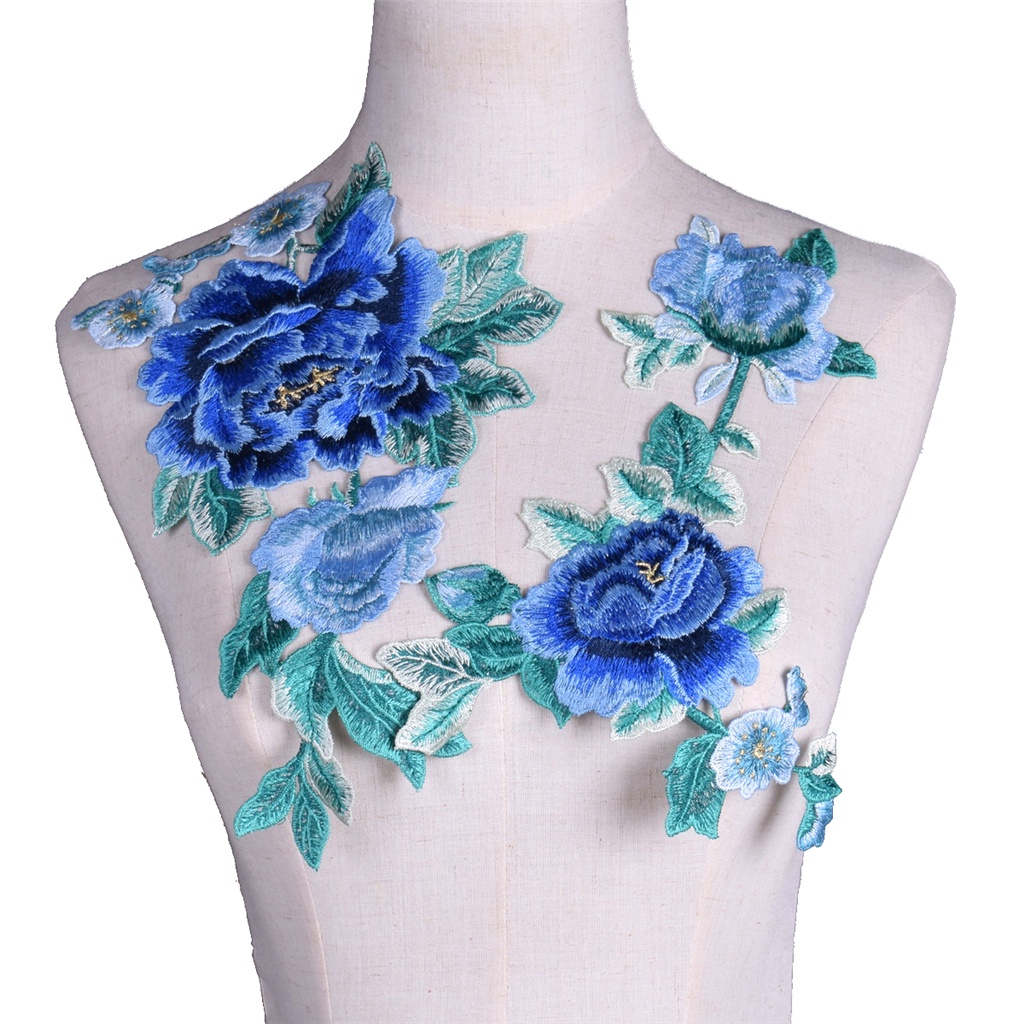 2 Miếng Vá, May Quần Áo Hình Hoa Hồng