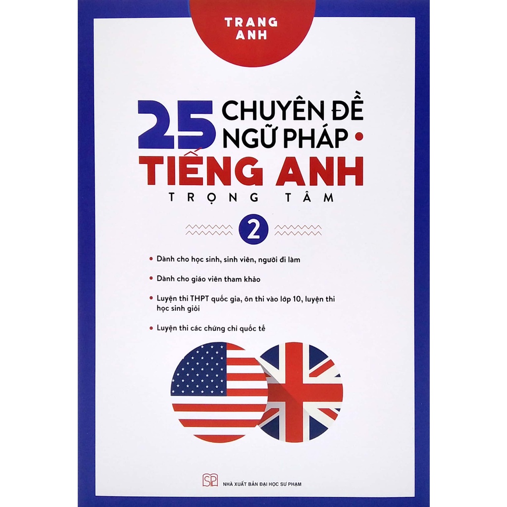 Sách Bộ Sách 25 Chuyên Đề Ngữ Pháp Tiếng Anh Trọng Tâm (Bộ 2 Tập)