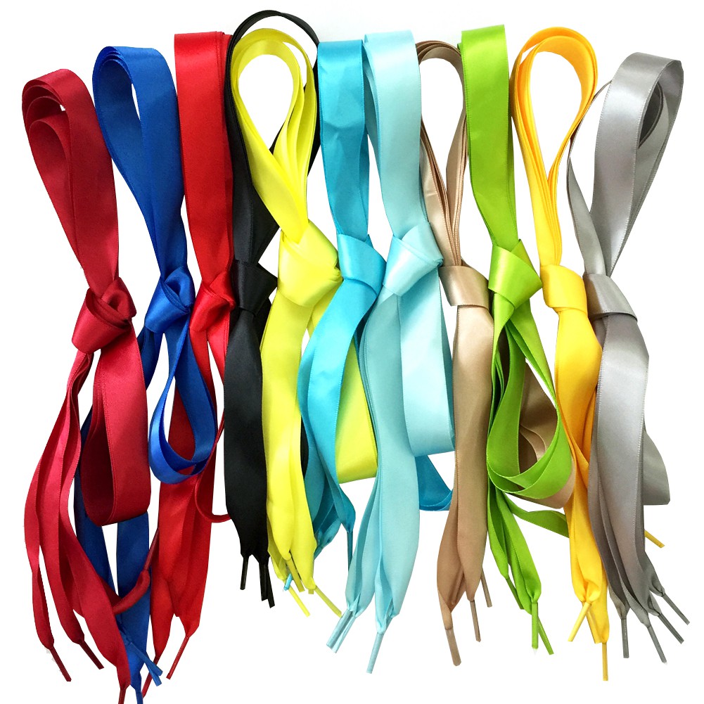 Dây Ruy Băng Vải Satin Bản Rộng 2cm Rộng 100cm Buộc Giày