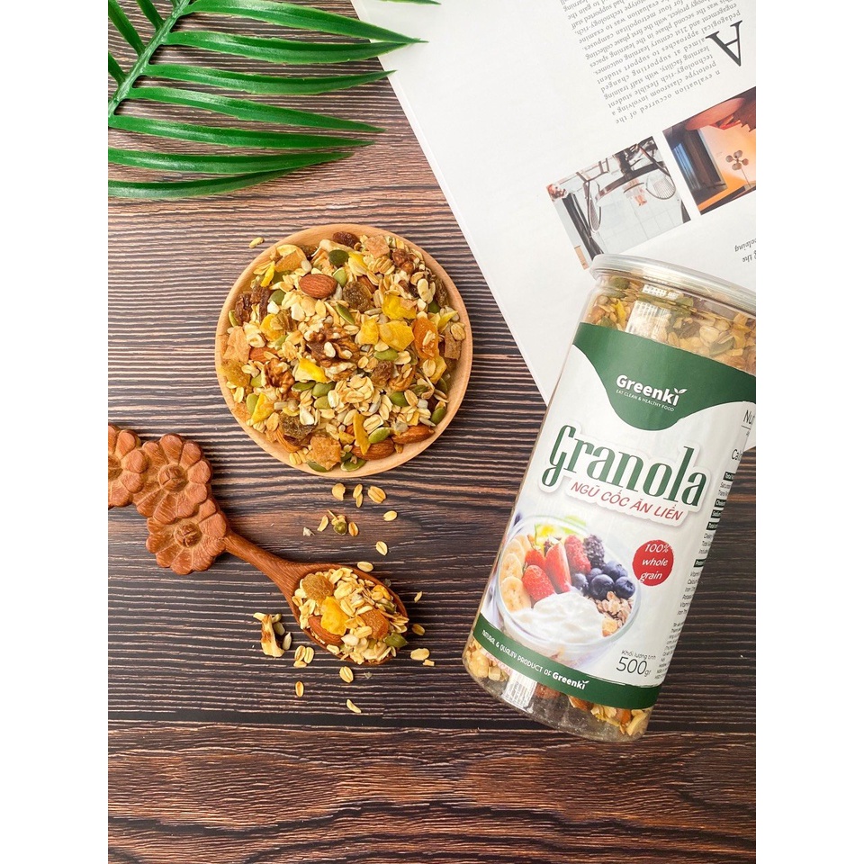 Granola Greenki (Ngũ cốc siêu hạt, Ngũ cốc ăn kiêng)
