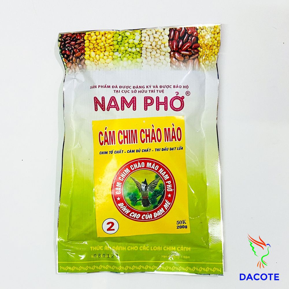 Cám chim chào mào số 2 Nam Phở cao cấp 200g - Cám chào mào số 2 Nam Phở giá rẻ