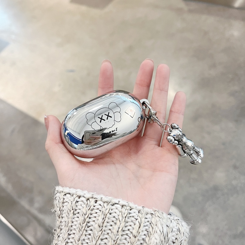 Vỏ Bảo Vệ Hộp Sạc Tai Nghe Bluetooth Oppo W11 W31 Lite Có Móc Khóa Hình Gấu Đáng Yêu