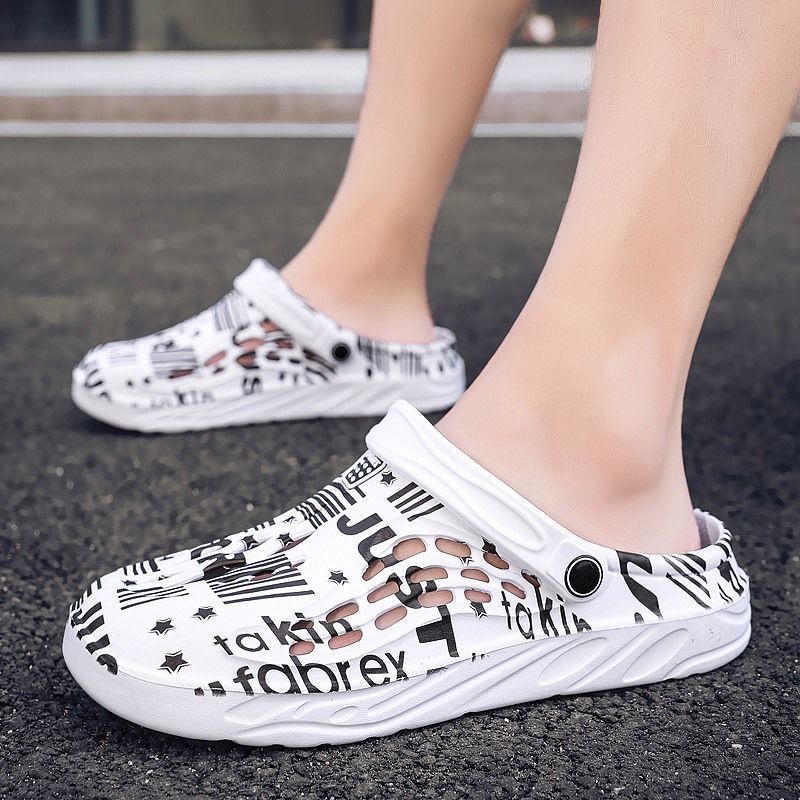 Dép Sandal Bít Mũi Đế Mềm Chống Trượt Thời Trang Mùa Hè Phong Cách Hàn Quốc Cho Nam