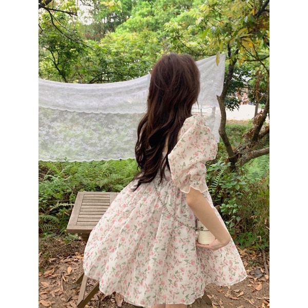 Đầm babydoll siêu bồng 3lop