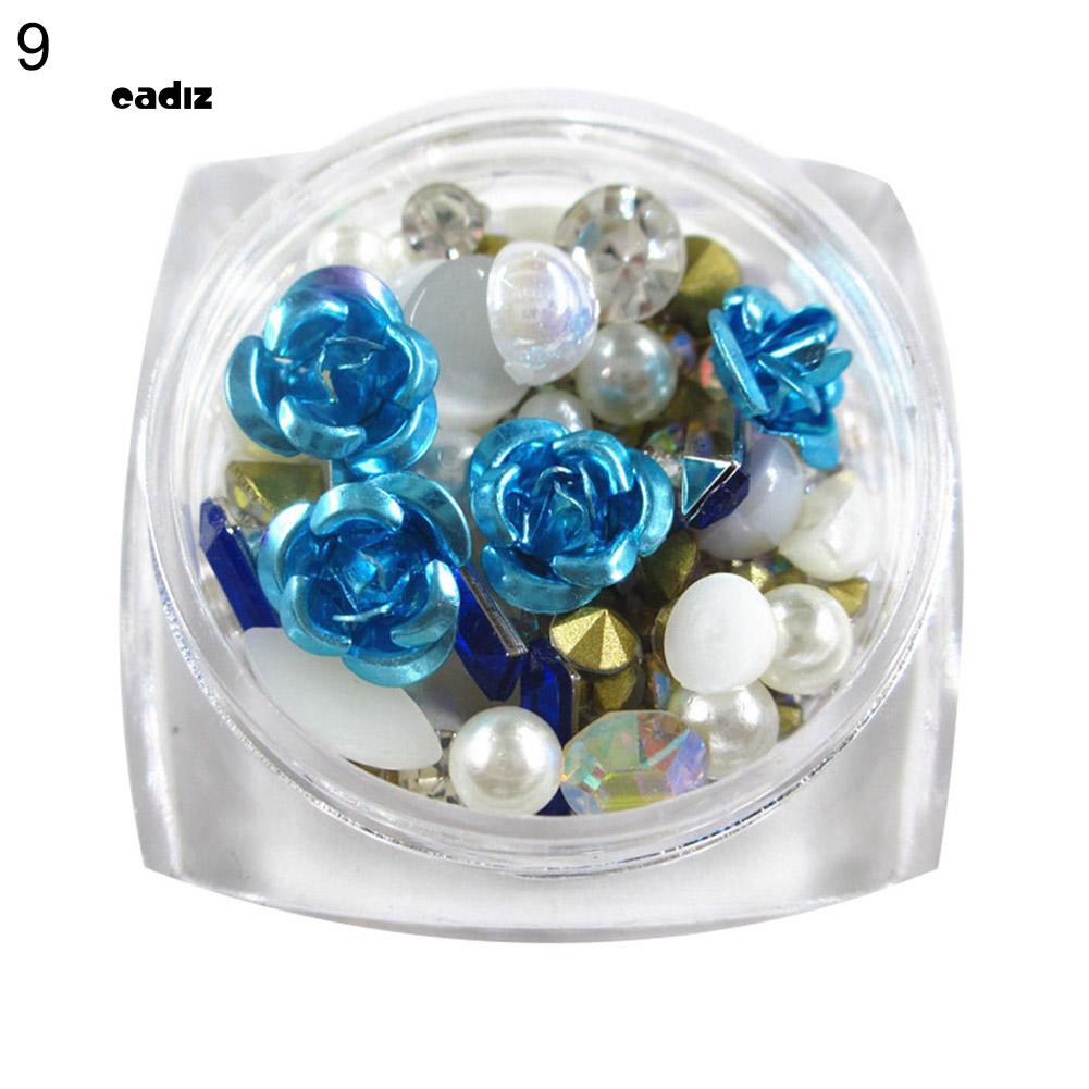 [Hàng mới về] Hộp phụ kiện trang trí móng tay nghệ thuật lấp lánh nổi bật