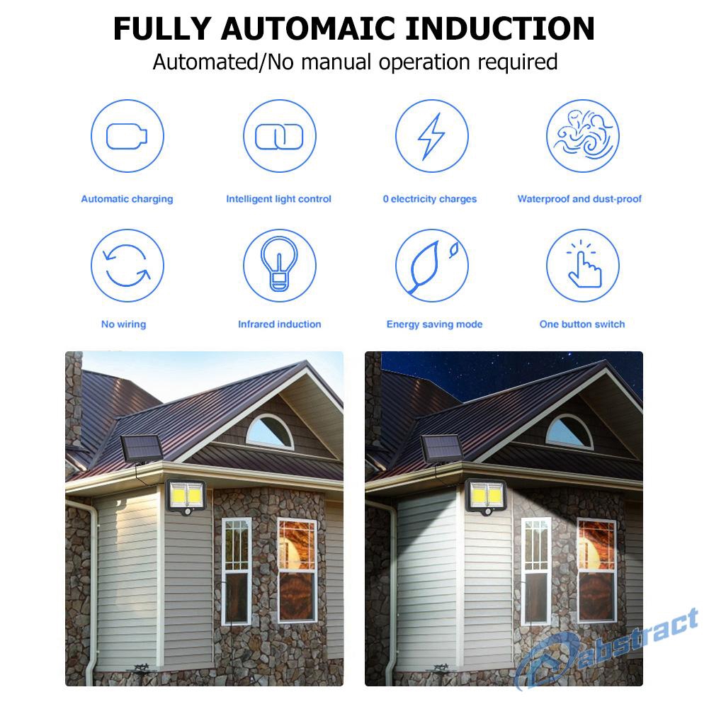 Đèn Led Cảm Biến Chuyển Động Chống Thấm Nước Sử Dụng Năng Lượng Mặt Trời